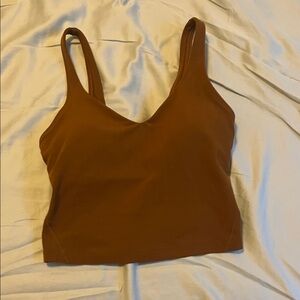 lululemon athletica Brown Tank Top